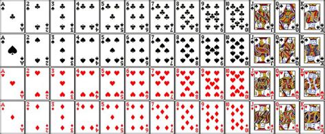 poker cards printable|Printable Deck of 52 Playing Cards .